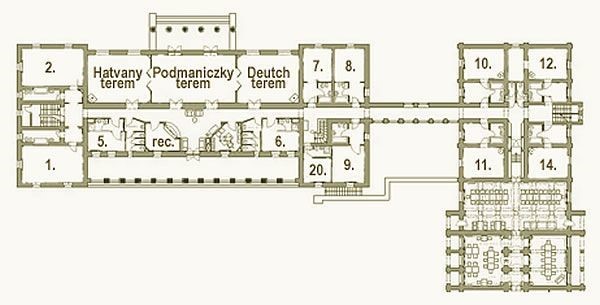 Fenyőharaszt Castle Hotel and wedding venue - Ground floor